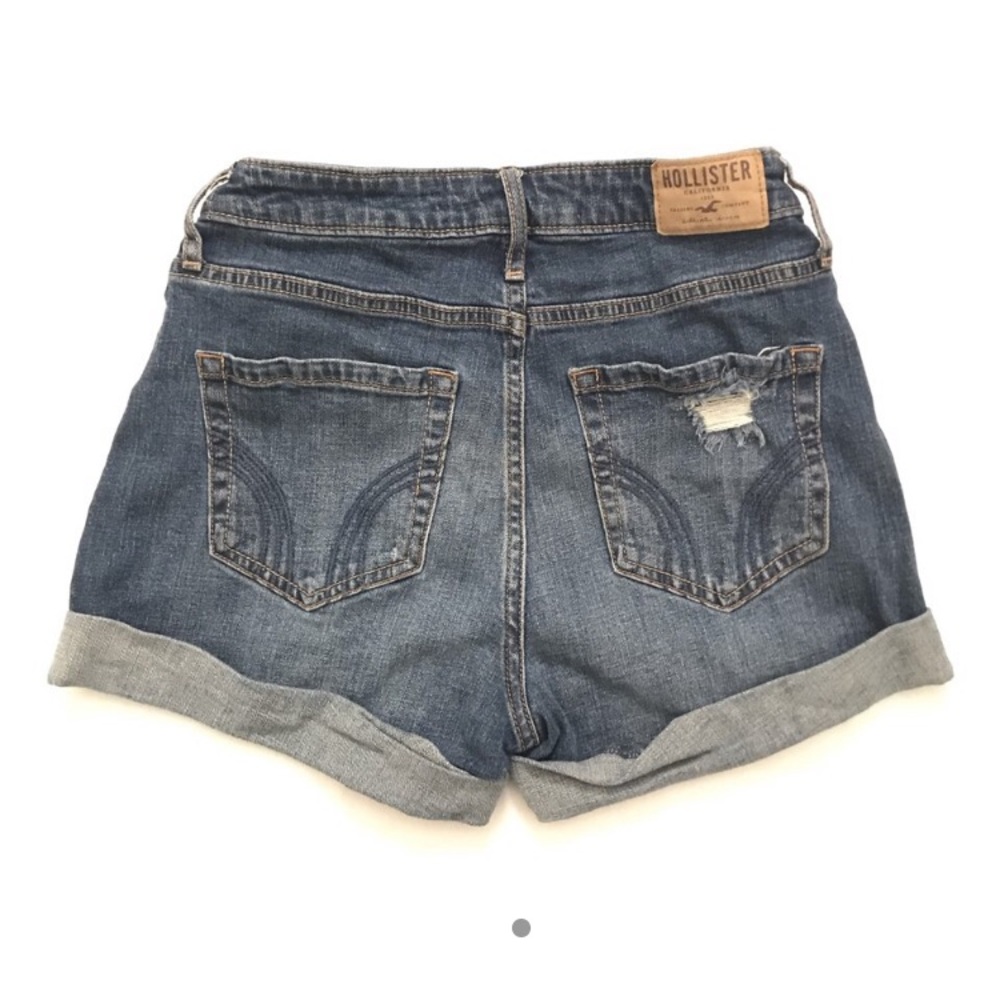 hollister high rise boyfriend shorts